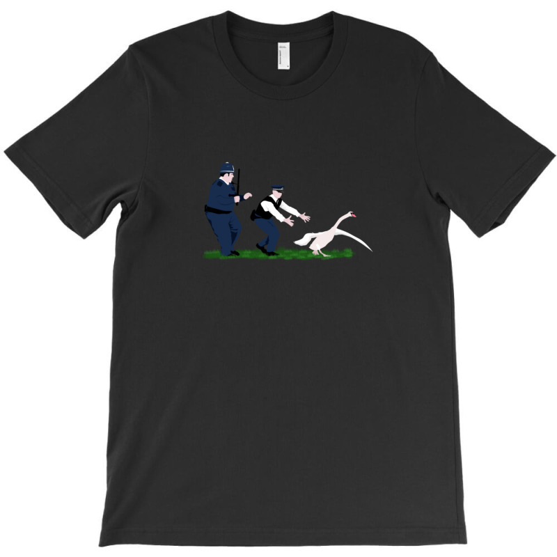 Swan Cops T-shirt | Artistshot