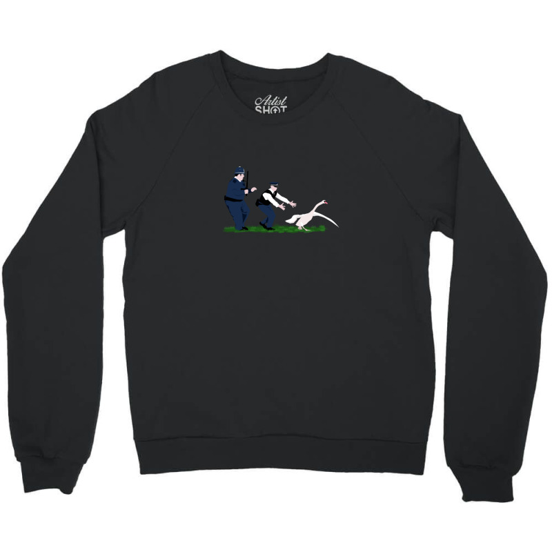 Swan Cops Crewneck Sweatshirt | Artistshot