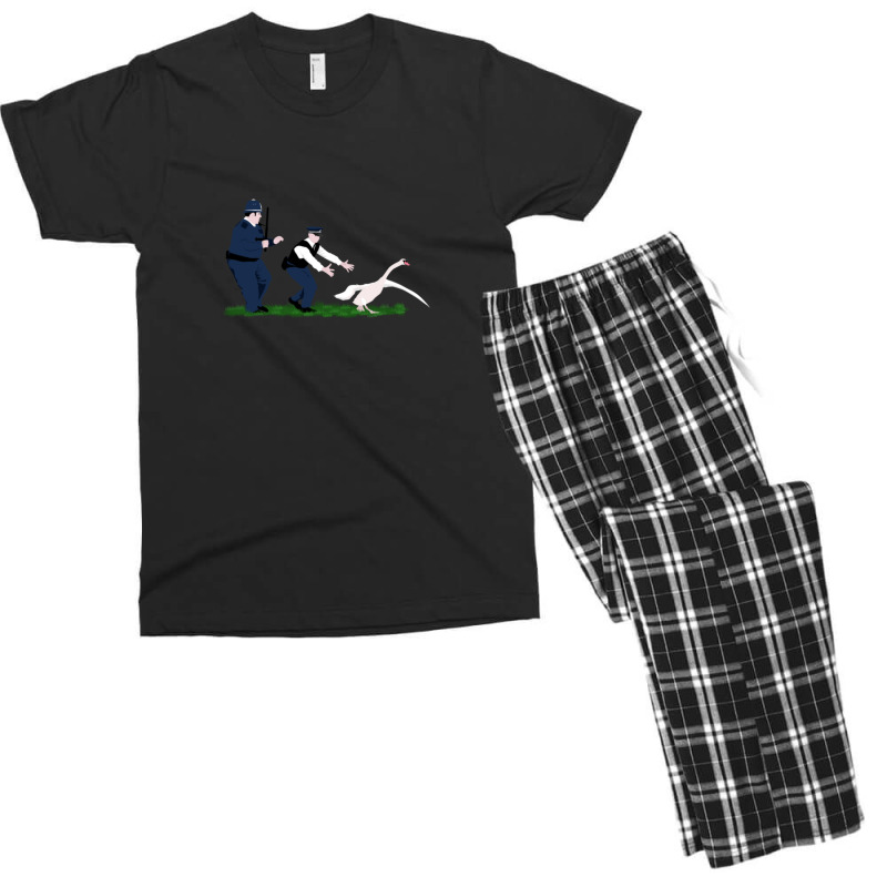 Swan Cops Men's T-shirt Pajama Set | Artistshot