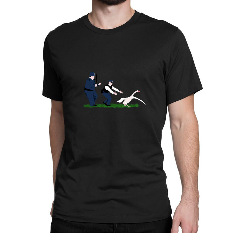 Swan Cops Classic T-shirt | Artistshot