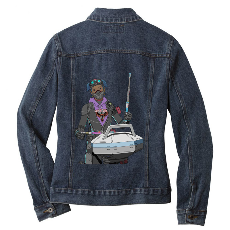 Lifeline Mischief Medic Skin Ladies Denim Jacket | Artistshot