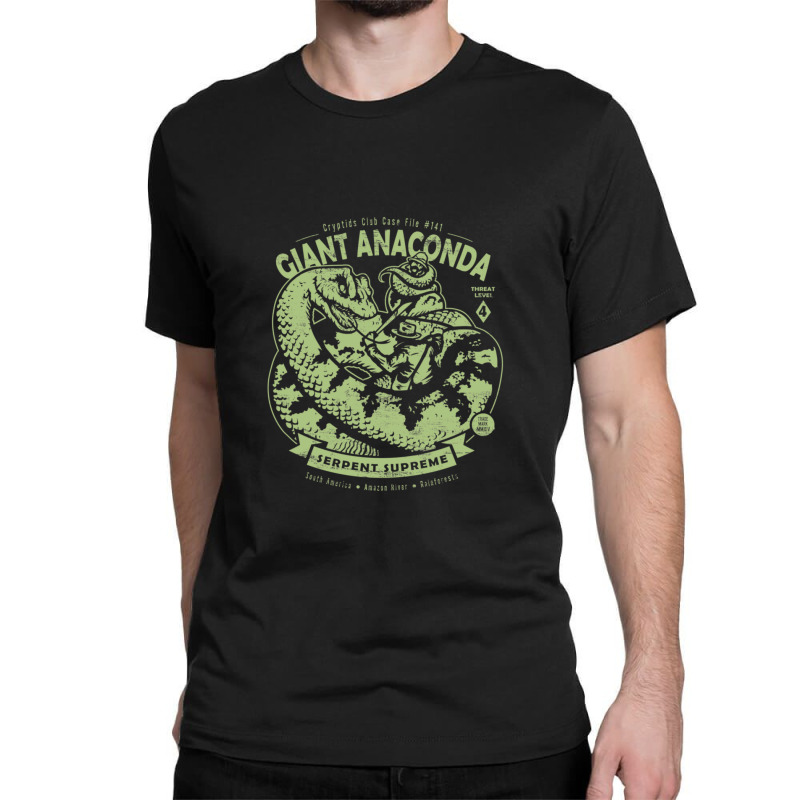 Giant Anaconda  Gift Crytpids Club Case File 141 1 Classic T-shirt by MarciJanie | Artistshot