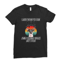 I Want To Run & Hang W Chihuahua W Glasses Ladies Fitted T-shirt | Artistshot