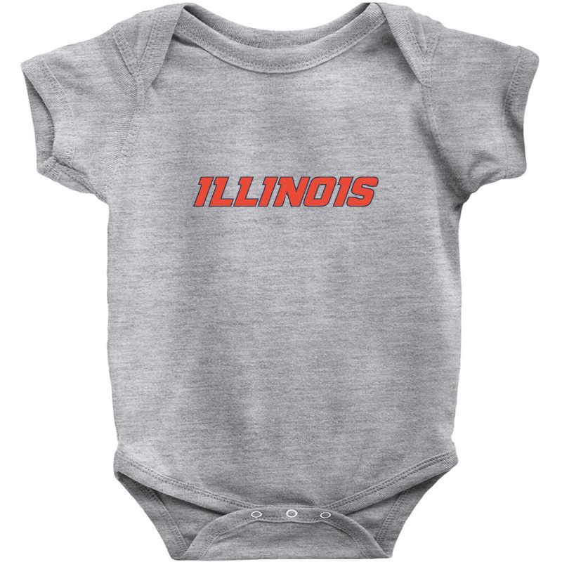 Illinois Fighting Illini Baby Bodysuit by rioukiko | Artistshot