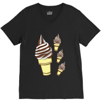 Ice Cream Addict V-neck Tee | Artistshot