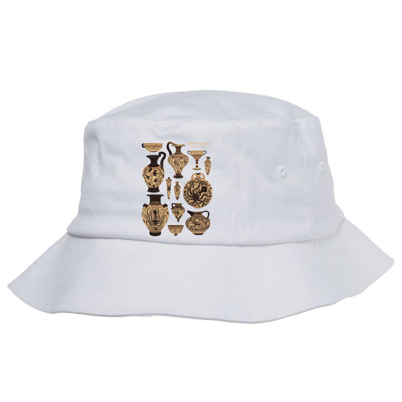 Late Minoan Ceramics Bucket Hat by ANGELIQUENIGH | Artistshot