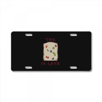 Rock Climbing Bouldering Funny Floor Is Lava License Plate | Artistshot