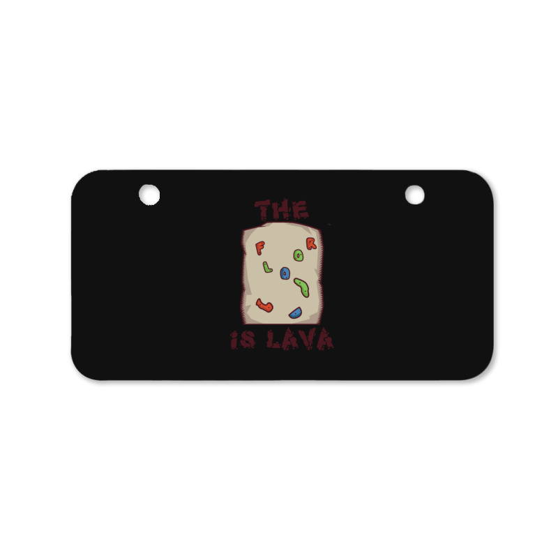 Rock Climbing Bouldering Funny Floor Is Lava Bicycle License Plate | Artistshot