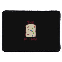 Rock Climbing Bouldering Funny Floor Is Lava Rectangle Patch | Artistshot