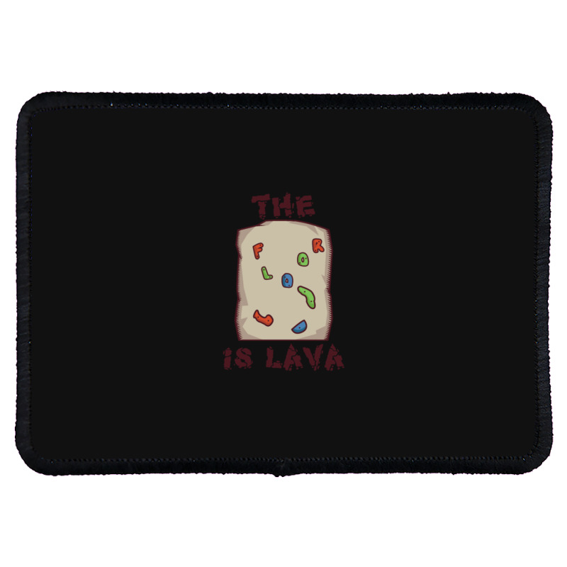 Rock Climbing Bouldering Funny Floor Is Lava Rectangle Patch | Artistshot