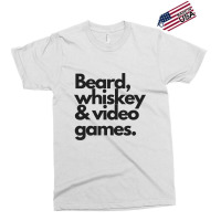 Beard, Whiskey   Video Games  Manly Whiskey Drinker Exclusive T-shirt | Artistshot