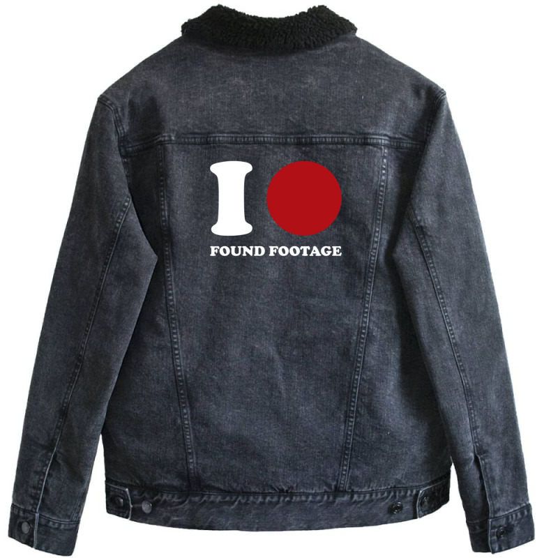 I Love Found Footage 1 Unisex Sherpa-lined Denim Jacket | Artistshot