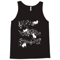 Music Note And Cat For Dark Tank Top | Artistshot