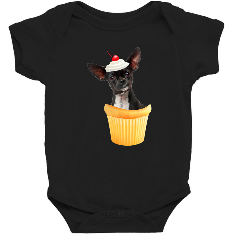 Cupcake Puppy Chihuahua Baby Bodysuit | Artistshot