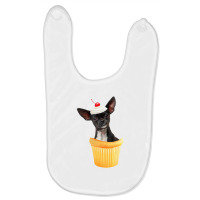 Cupcake Puppy Chihuahua Baby Bibs | Artistshot