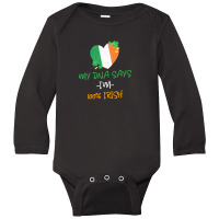 St. Patrick's Day Long Sleeve Baby Bodysuit | Artistshot