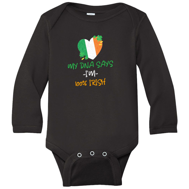 St. Patrick's Day Long Sleeve Baby Bodysuit | Artistshot