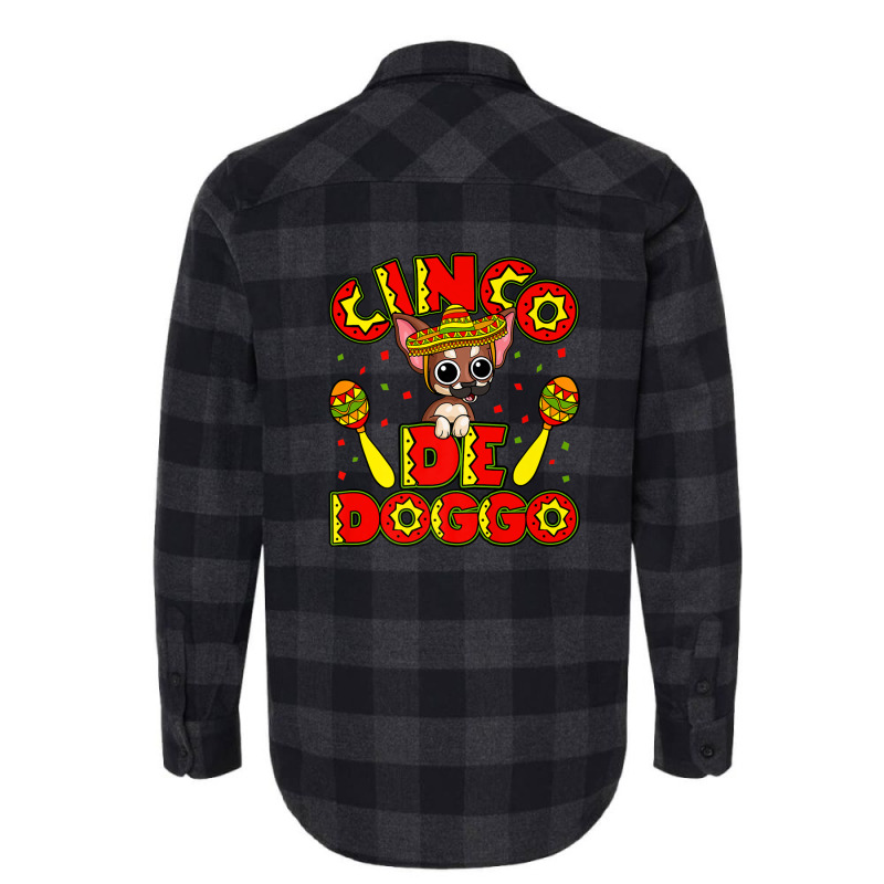 Cinco De Mayo Dog Chihuahua Flannel Shirt | Artistshot