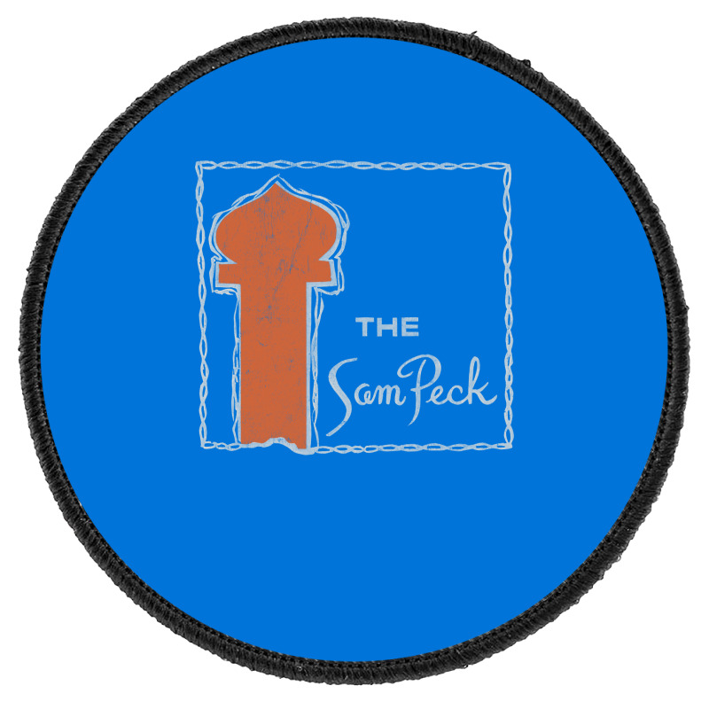 Hotel Sam Peck, Arkansas     Retro Mid Century Aesthetic Round Patch | Artistshot