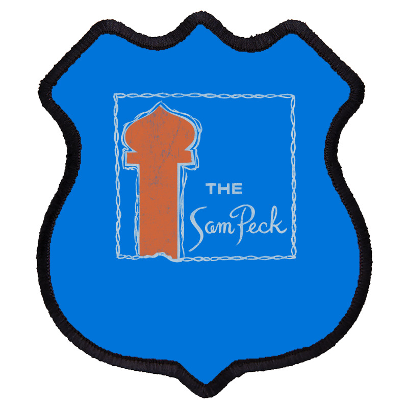 Hotel Sam Peck, Arkansas     Retro Mid Century Aesthetic Shield Patch | Artistshot