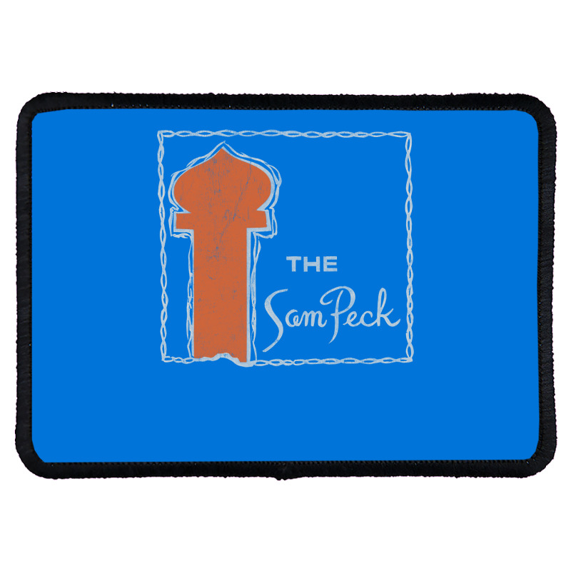 Hotel Sam Peck, Arkansas     Retro Mid Century Aesthetic Rectangle Patch | Artistshot