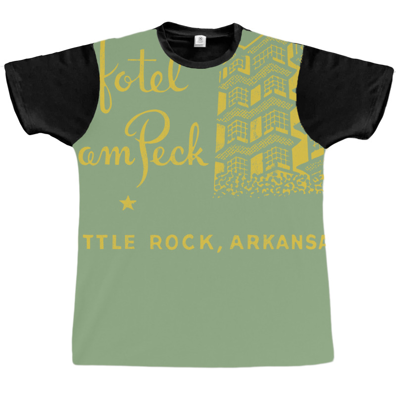 Hotel Sam Peck, Arkansas        Retro Mid Century Aesthetic Graphic T-shirt | Artistshot