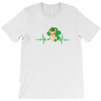 Chihuahua Dog Heartbeat Leprechaun Shamrock St Patricks Day T-shirt | Artistshot