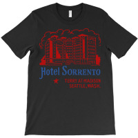 Hotel Sorrento, Seattle, Wa      Retro Mid Century Aesthetic T-shirt | Artistshot