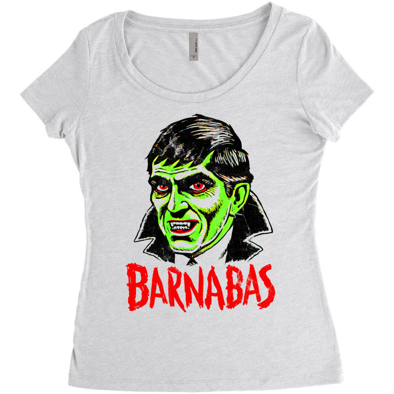 Barnabas Collins       Vintage Horror Aesthetic Women's Triblend Scoop T-shirt by hurnammoanej | Artistshot