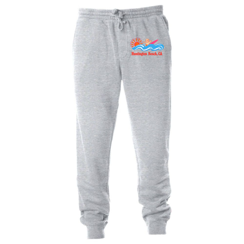 Huntington Beach, Ca   Original Retro Style Surf Beach Design Unisex Jogger | Artistshot