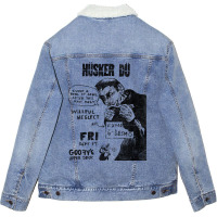 Husker Du Unisex Sherpa-lined Denim Jacket | Artistshot