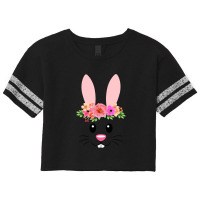 Cute Easter Bunny Face  For Girls And Toddlers Scorecard Crop Tee | Artistshot