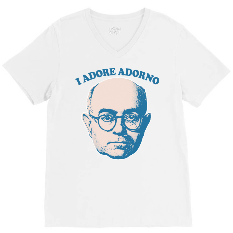 I Adore Adorno V-neck Tee | Artistshot