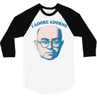 I Adore Adorno 3/4 Sleeve Shirt | Artistshot