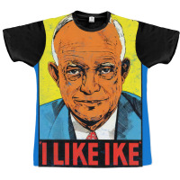 I Like Ike   Vintage Style Eisenhower Graphic Graphic T-shirt | Artistshot