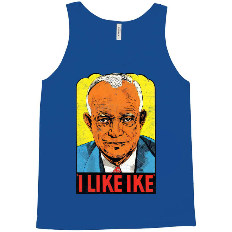 I Like Ike   Vintage Style Eisenhower Graphic Tank Top | Artistshot