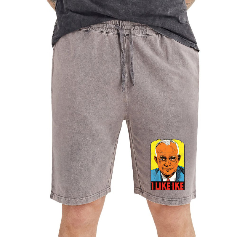 I Like Ike   Vintage Style Eisenhower Graphic Vintage Short | Artistshot