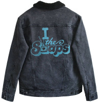 I Love The Soaps   80s Retro Aesthetic Unisex Sherpa-lined Denim Jacket | Artistshot