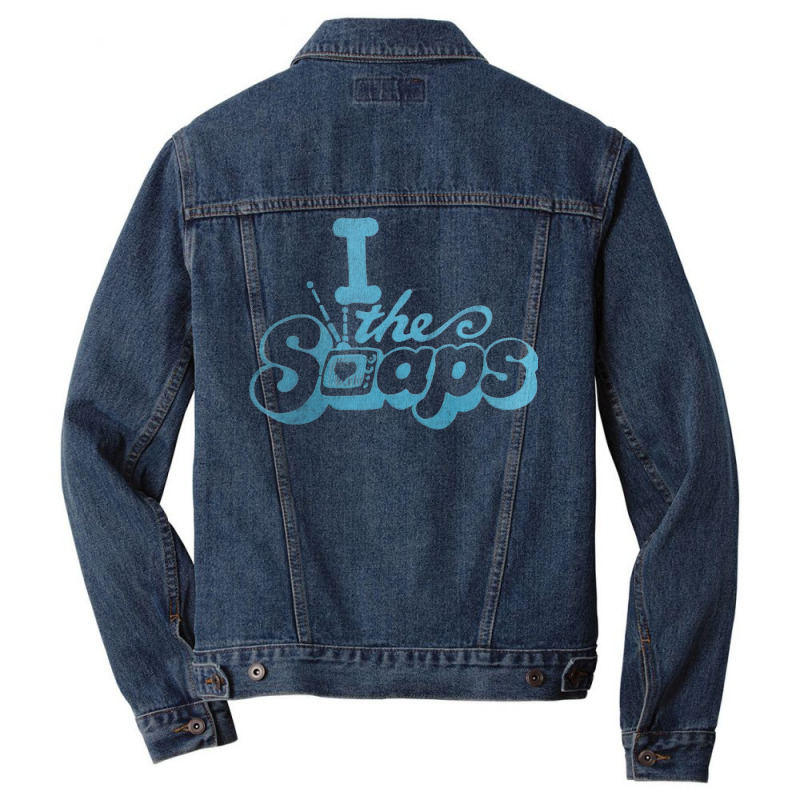 I Love The Soaps   80s Retro Aesthetic Men Denim Jacket | Artistshot