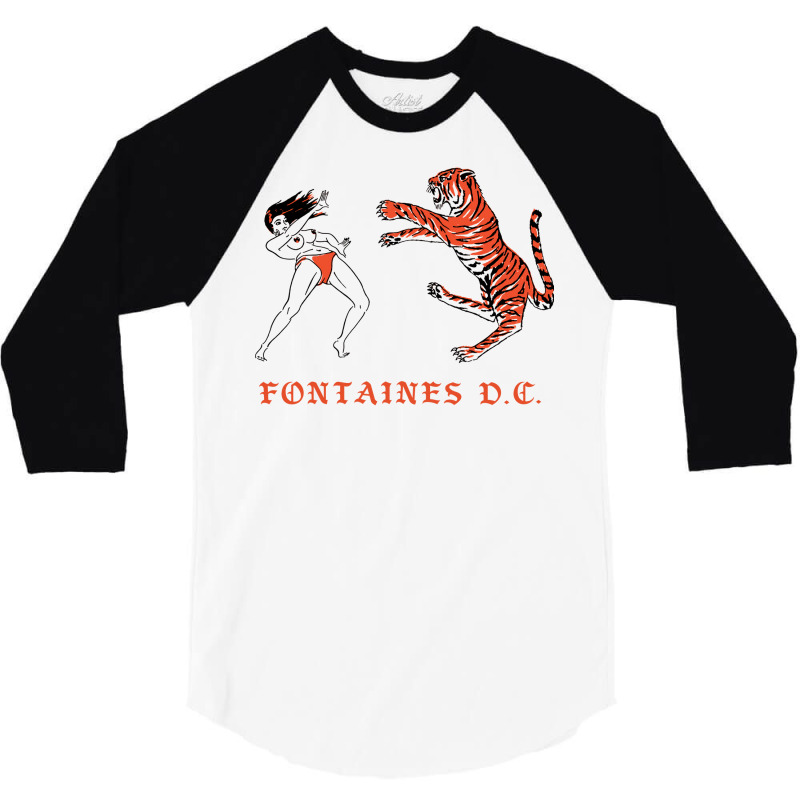 Fontaines Dc ∆∆ Fan Art Tribute Design (1) 3/4 Sleeve Shirt by assawmondayb | Artistshot