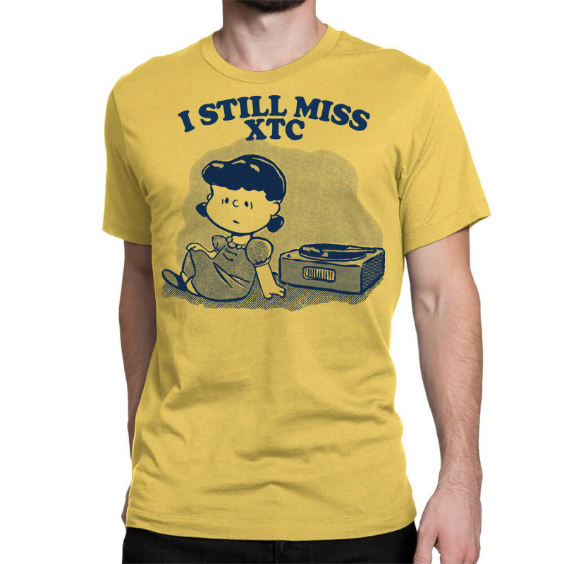 I Still Miss Xtc  ••••• Vinyl Collector Fan Design Classic T-shirt | Artistshot