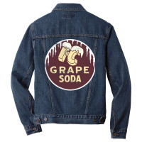 Ic Grape Soda       Vintage Faded Style Aesthetic Design Men Denim Jacket | Artistshot