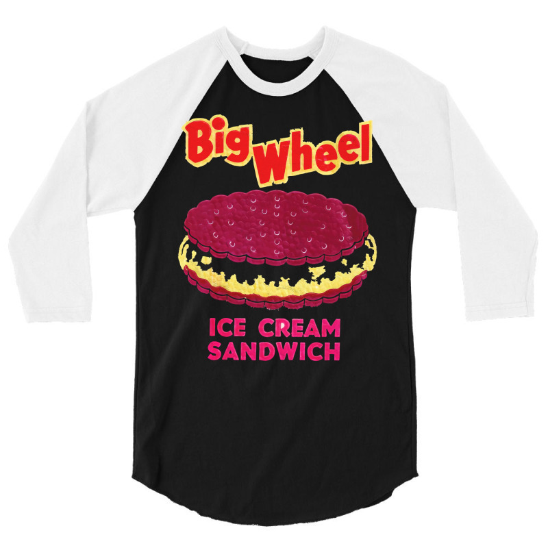 Big Wheel Ice Cream Sandwich 3/4 Sleeve Shirt | Artistshot