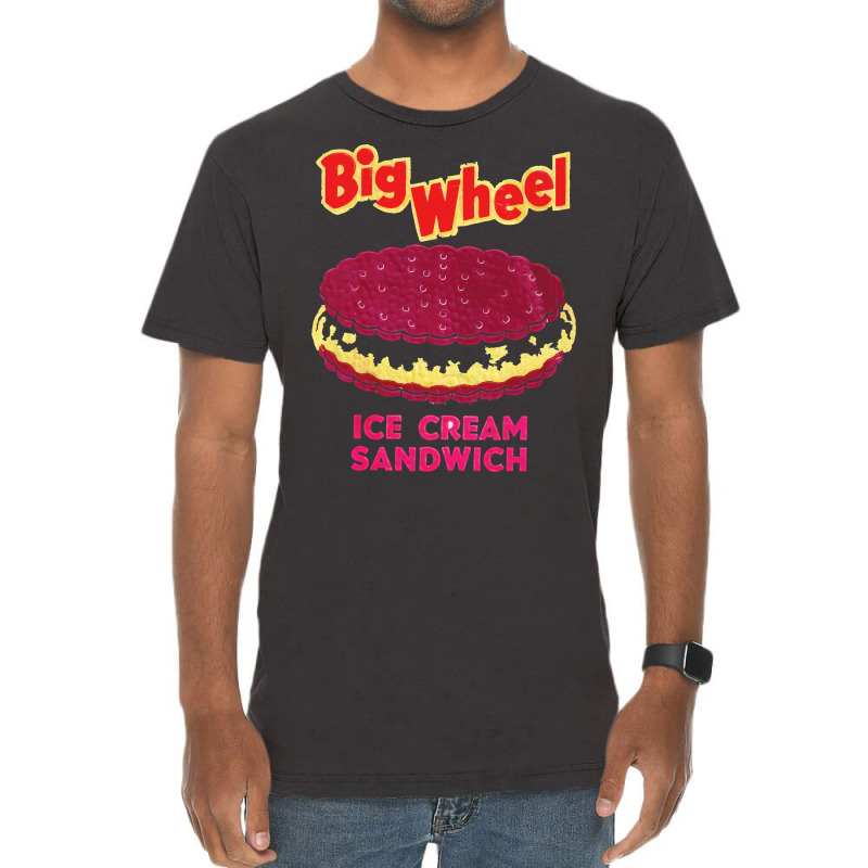 Big Wheel Ice Cream Sandwich Vintage T-shirt | Artistshot