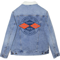 Illinois Central Railroad (1) Unisex Sherpa-lined Denim Jacket | Artistshot