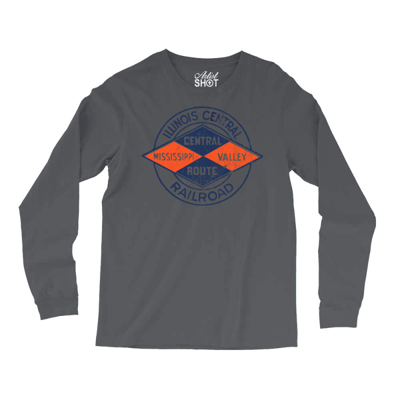 Illinois Central Railroad (1) Long Sleeve Shirts | Artistshot