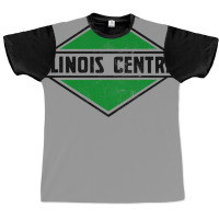 Illinois Central Railroad Graphic T-shirt | Artistshot