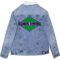 Illinois Central Railroad Unisex Sherpa-lined Denim Jacket | Artistshot