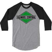 Illinois Central Railroad 3/4 Sleeve Shirt | Artistshot