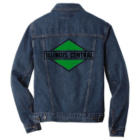 Illinois Central Railroad Men Denim Jacket | Artistshot